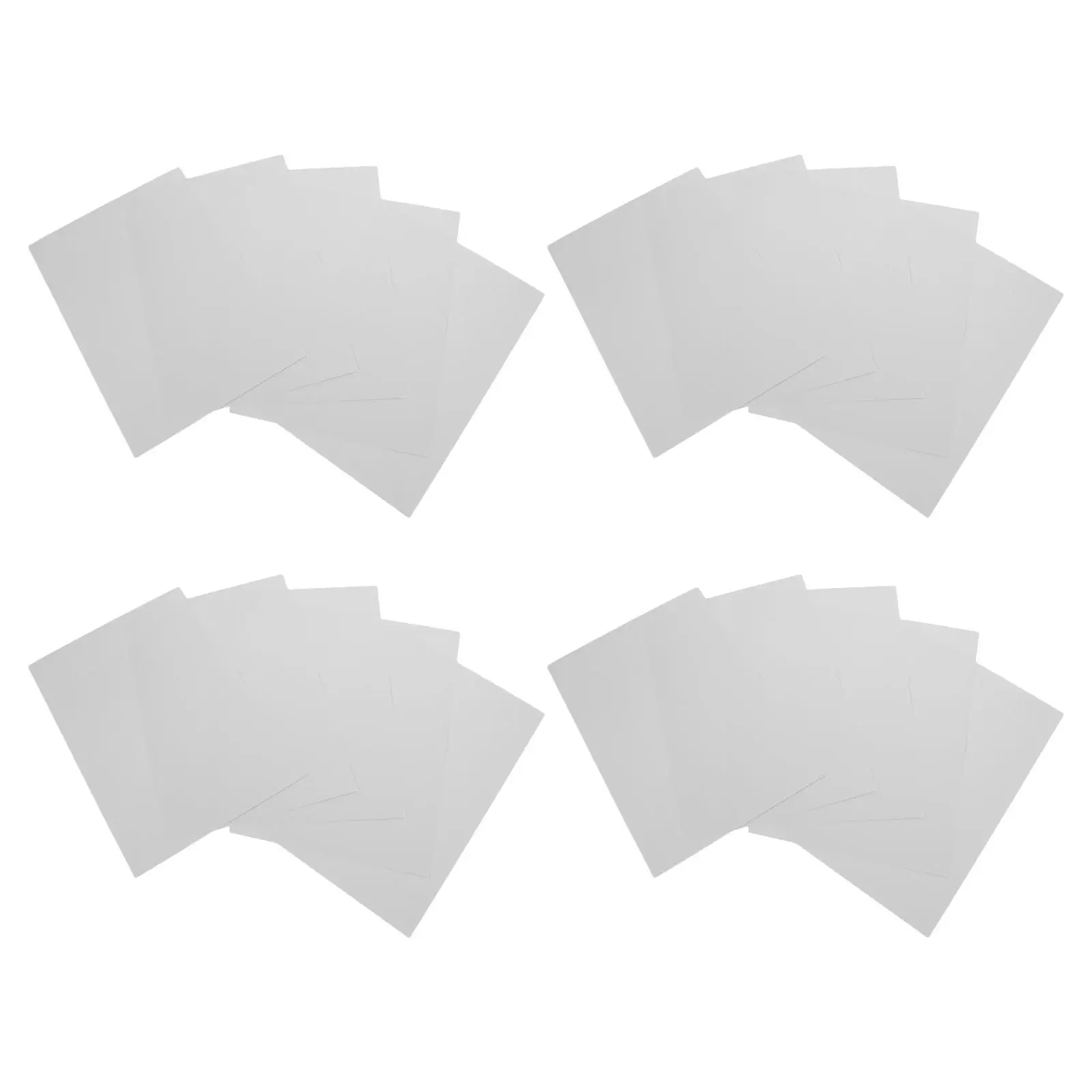 50Sheets Puzzle Adhesive Sheet White Self Adhesive Easy Peel Stick Jigsaw Saver Sheet for Puzzle Preservation Craft