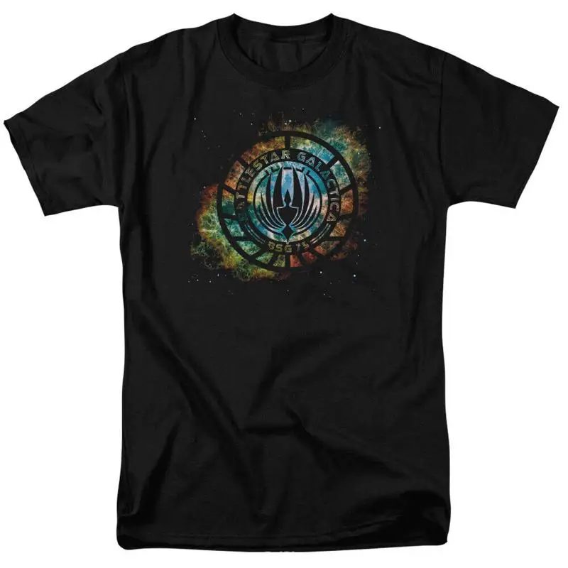 Battlestar Galactica Emblem Knock Out T Shirt or Sleeveless Tank to 6X