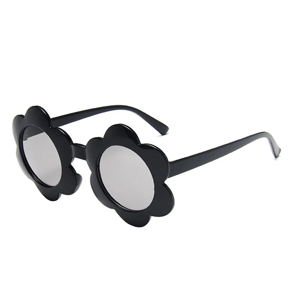 

2Pcs Sun Glasses Lovely Sunflower Design Funny Flower-Shaped Sunglasses Lightweight Durable Outdoor Travel Round Party