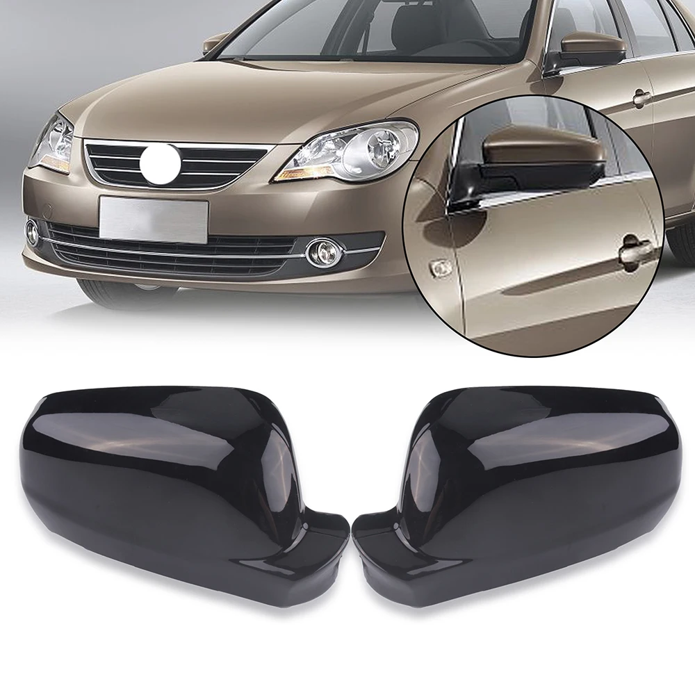 Rhyming Rearview Mirror Housing Side Wing Mirror Cover Caps Black Fit For VW Golf 4, MK4, Bora 1998-2004 Car Accessories