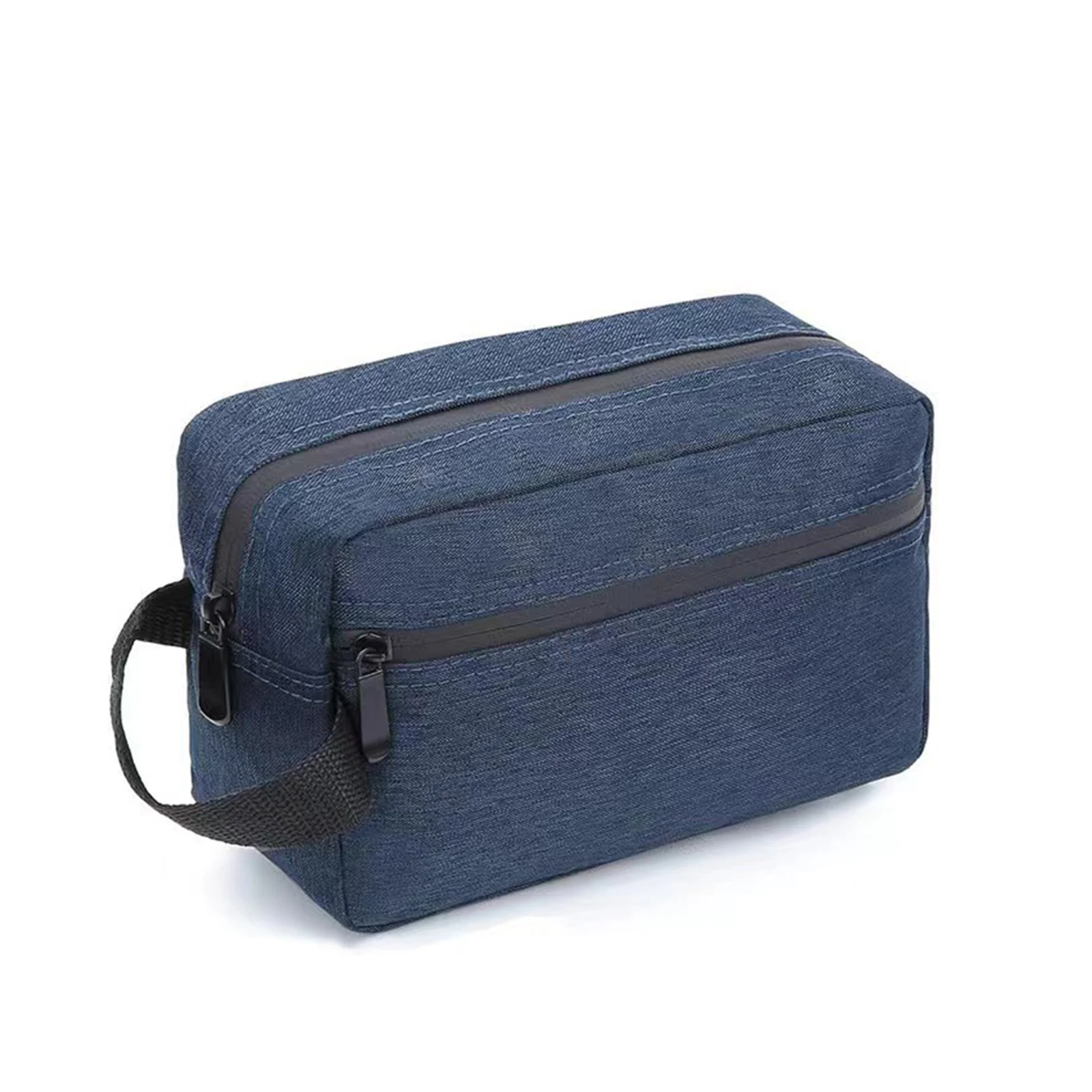 Wasserdichte Make-up-Tasche aus Oxford-Stoff mit großem Fassungsvermögen, tragbare Reise-Kulturtasche mit Griff, für Frauen und Mädchen, Business