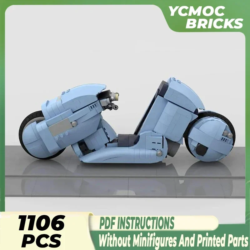 Modelo de coche urbano, bloques de construcción Moc, motocicleta Vespa, tecnología de construcción alternativa, regalos, juguetes de Navidad, conjuntos DIY de montaje