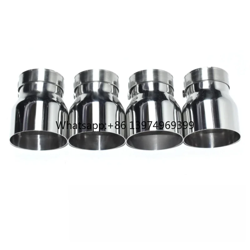 For BM F80 F82 F83 F84 F87 Stainless Steel Muffler Tip Nozzle M2 M3 M4 Exhaust Pipe Tailpipe Silver  Exhaust Head
