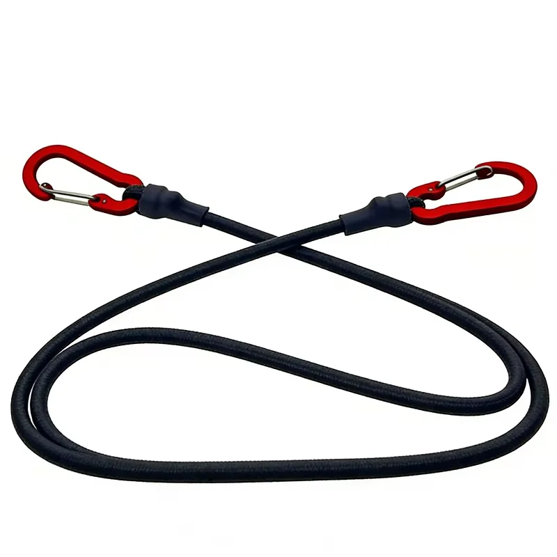 Elastic Ropes Heavy Duty Durable Nylon High Elasticity with Sturdy Metal Buckles 3 Types for Fishing Boats Docking Tying Car