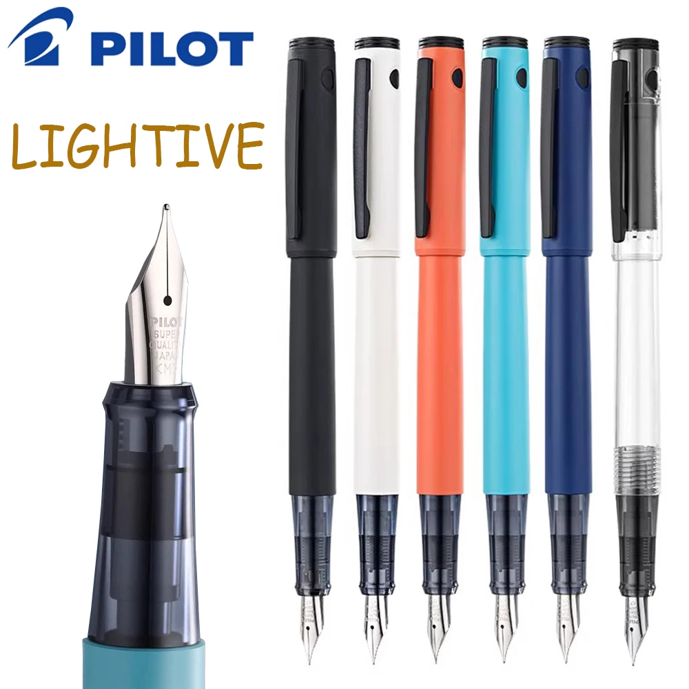 New Japan Pilot LIGHT Fountain Pens City Sports Series Ink Pen Student Practice Business Office Convertible Ink Bag Stationery