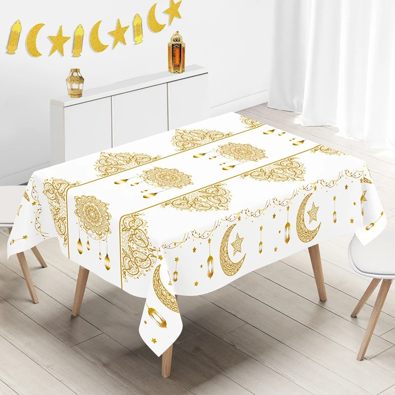 

Ramadan Decor Tablecloth EID Mubarak Decor For Home 2026 Ramadan Kareem Islamic Muslim Party Eid Al Adha Gifts Happy Eid Al Fitr