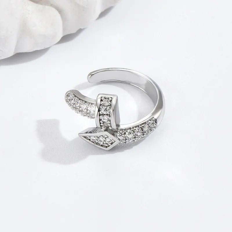 1Pcs 925 Silver Plated Ear Cuff Earrings Non-Piercing Zircon Geometric Cuff Ear Clip Earring For Women Jewelry e227 - view 4