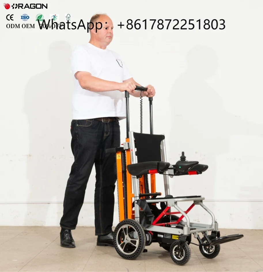 

Rehabilitation Therapy Supplies Handicapped High Quality Hydraulic Track Electric Climber Stair Climbing