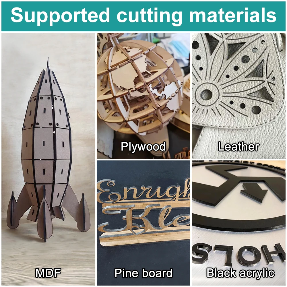 LASER TREE-Módulo Laser de Potência Óptica com Assistência a Ar, Bocal De Metal, Cabeça A Laser TTL Para Gravação CNC, Máquina De Corte, Ferramenta