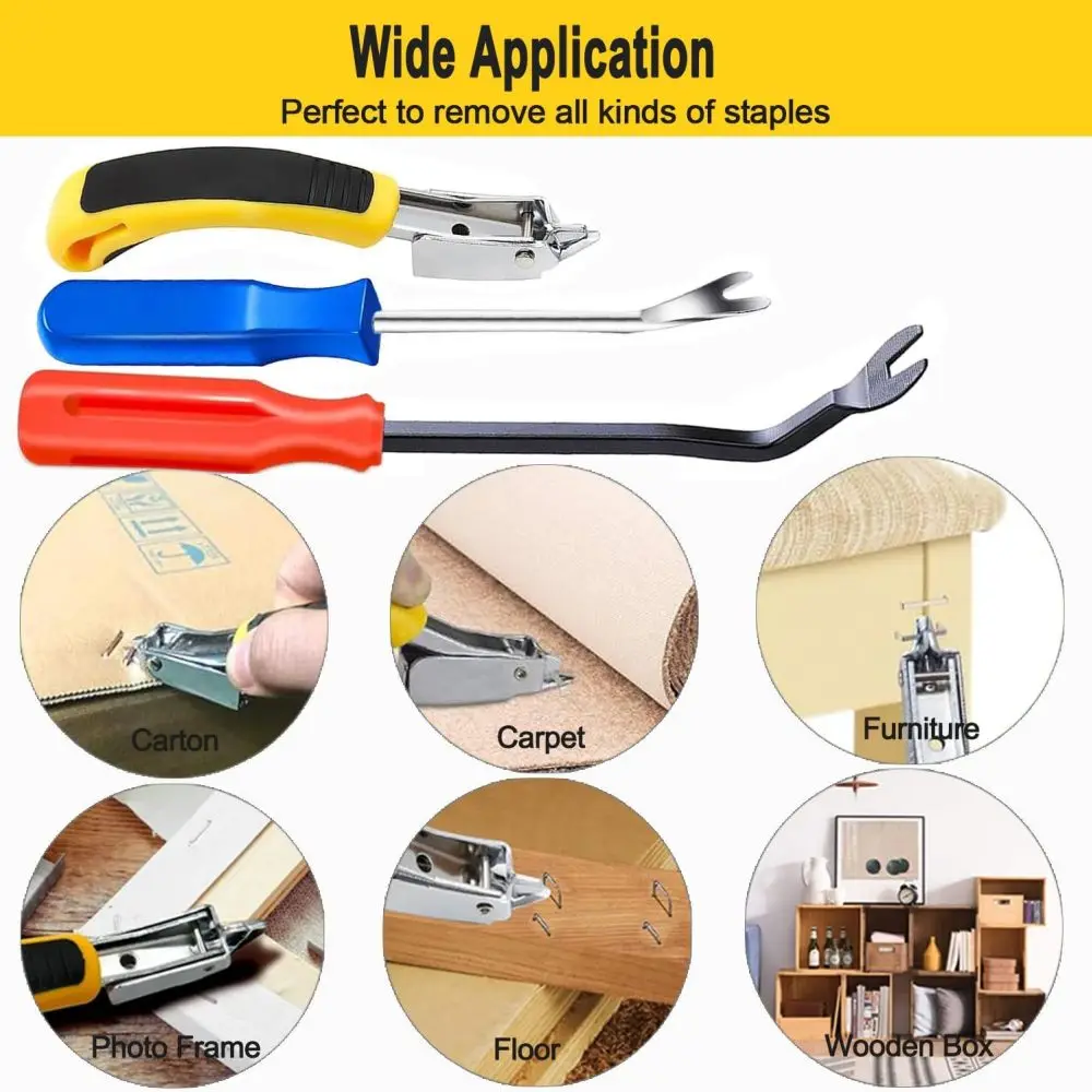 Handheld Auto Trim Clip Removal Tool Plastic Grip Fastener Pryer Door Panel Nail Tack Lifter Automotive Repair Gear