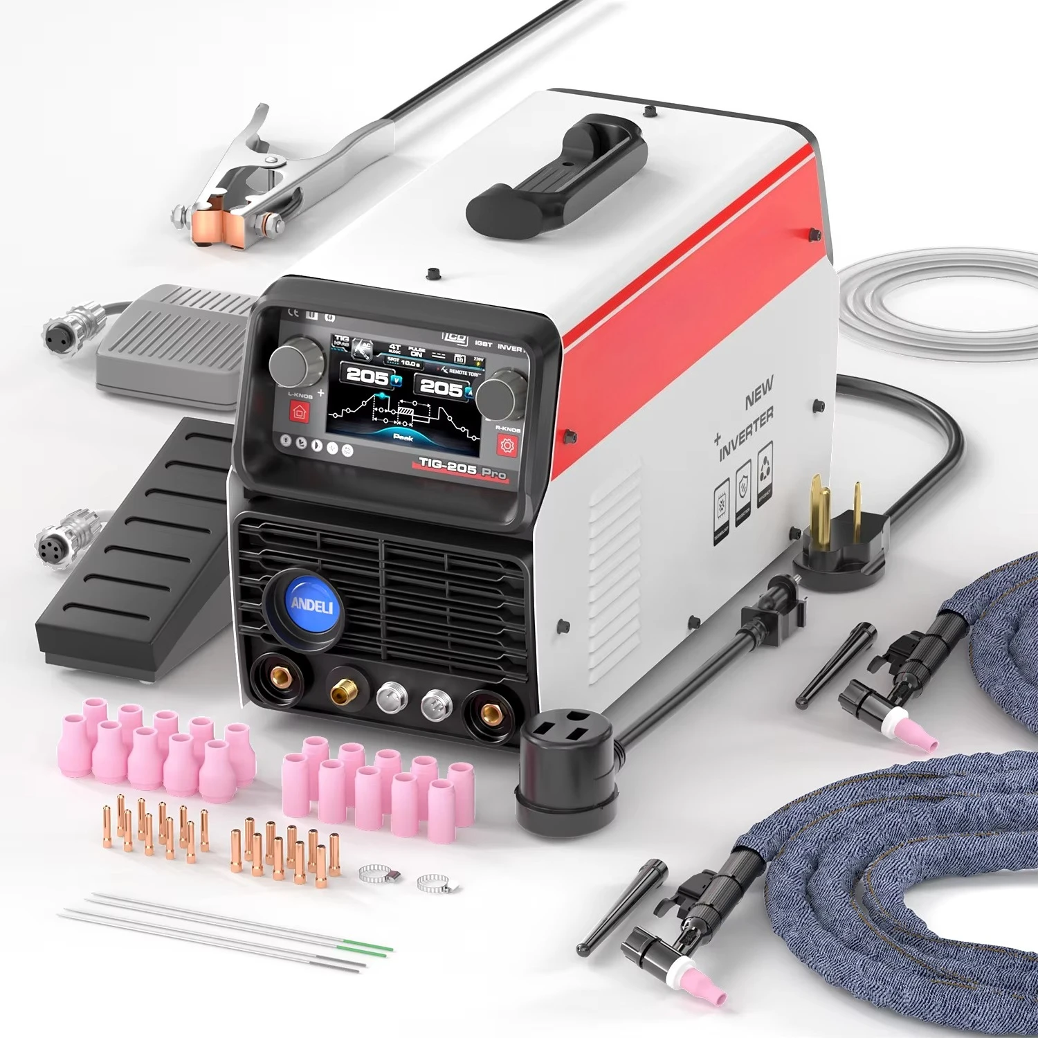 

Professional Edition 9-in-1 AC DC High Frequency Tungsten Argon Welding Pulse Cold Aluminum Tungsten Argon Welding Machine