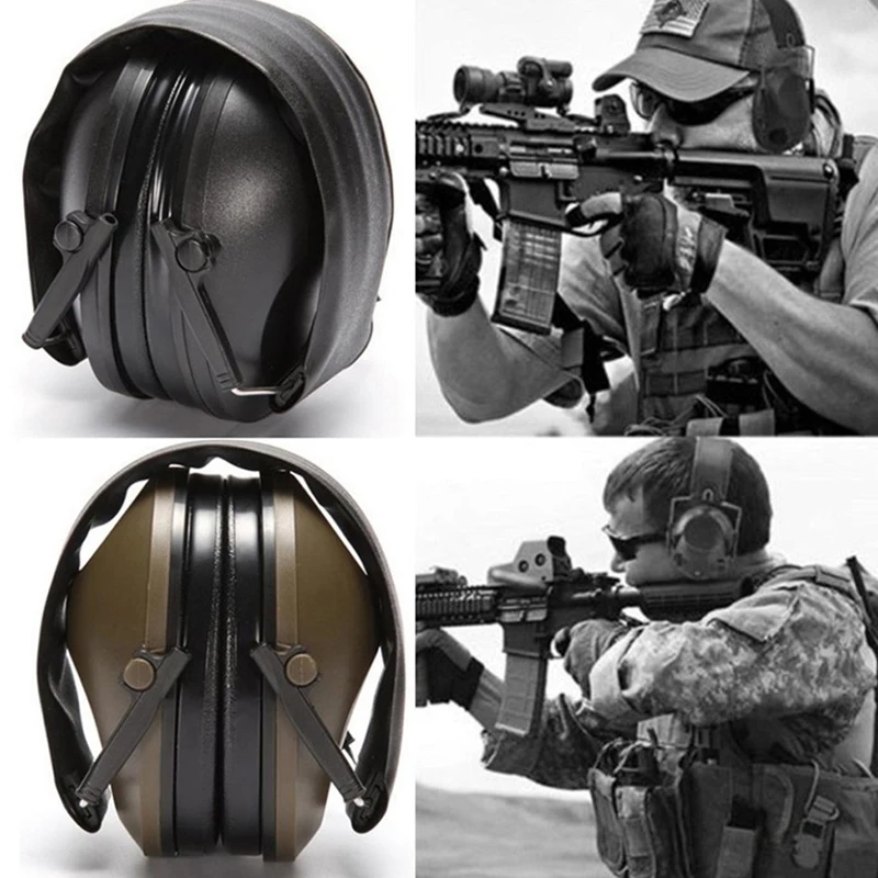 NEW Tactical Force Headset Noise Reduction Foldable Hunting Shooting Headphone Anti-noise Earmuff Hearing Protector