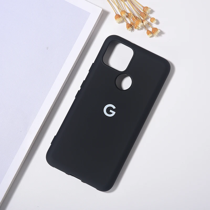 For Google Pixel 5 5a 4 4a Case Silky Silicone Soft-Touch Back Cover For Pixel 4XL 4 A 4G 5G Shockproof Protective Coque Shell