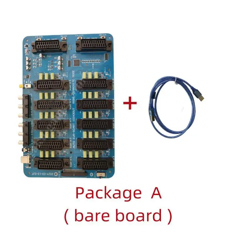 Neuer 10-IN-3-Ausgang EUR SCART Distributor 2 Scart 1 RGBS Auto RGBS Video Converter Switcher Board für MD/MD2/SS/PS/PS2/PS3/DC/SFC