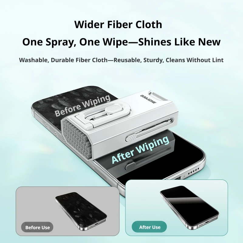 SAMZHE 8 In 1 Cleaning Kit Computer Keyboard Cleaner Brush Earphones Cleaning Pen For Headset Phone Cleaning Tools Keycap Puller