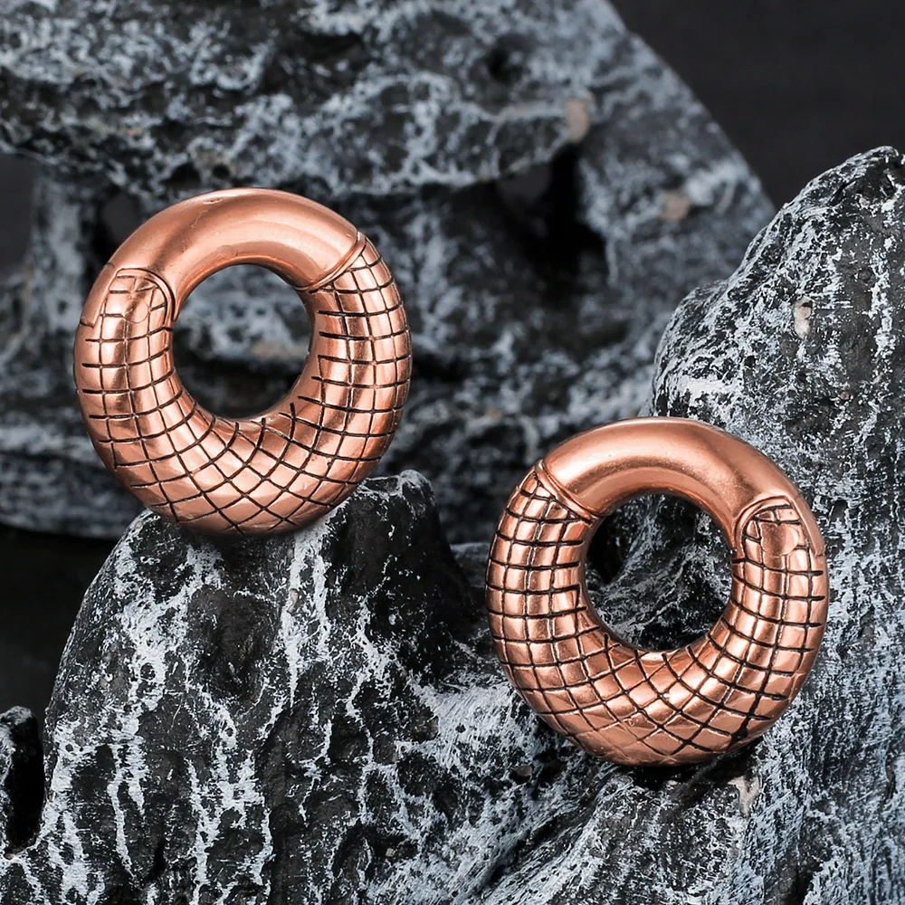 Giga 6mm Ear Hoop Stretcher Weights for Stretched Ears, 2g Stainless Steel 316L Ear Plugs Hanger Expander Body Piercing Jewelry