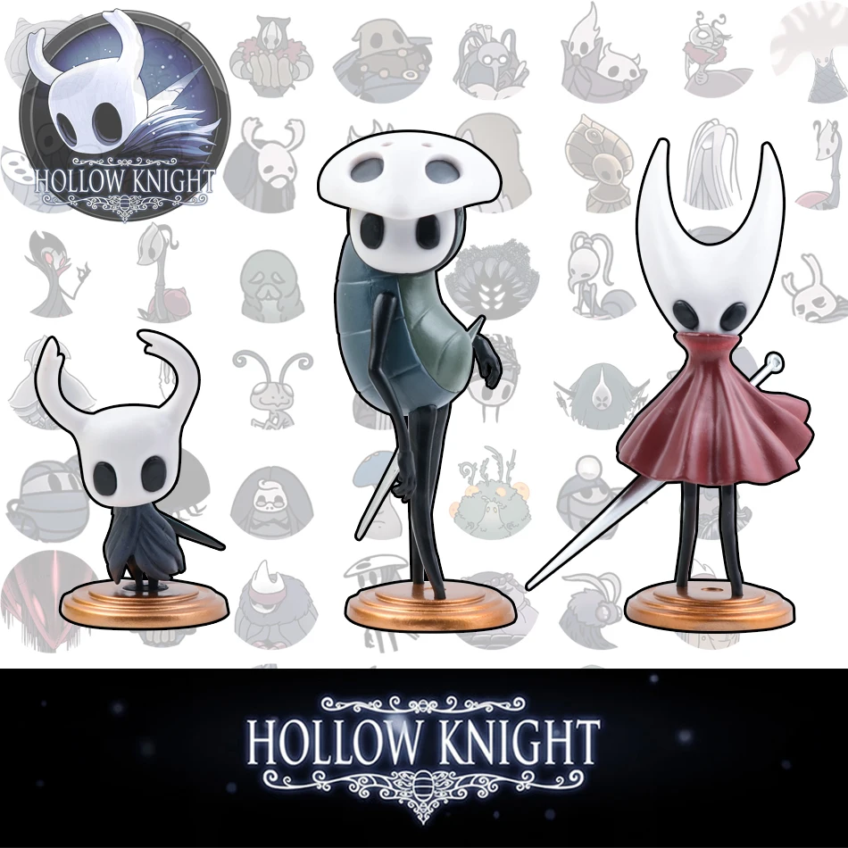 3 pçs/set cavaleiro oco anime figura gk jogo anime estatueta figura de ação modelo pvc decoração ornamento brinquedos colecionáveis