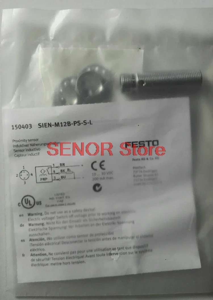 

Original new proximity switch SIEN-M12B-PS-S-L 150403