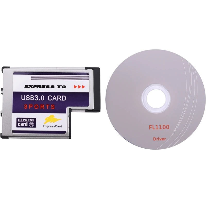 

Top-Rated 3 Port Hidden Inside USB 3.0 To Express Card 54mm Adapter Converter