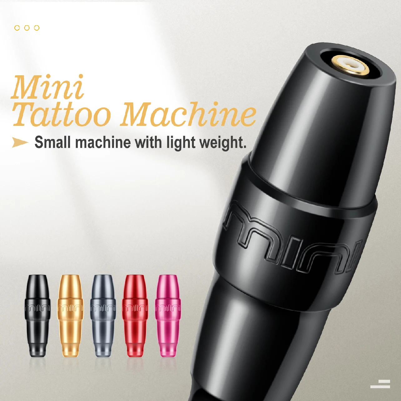 Deergirl FK Mini Tattoo Machine Eyebrow Tattoo Pen Japan Motor RCA Connector Permanent Makeup Cartridge Rotary Tattoo Pen