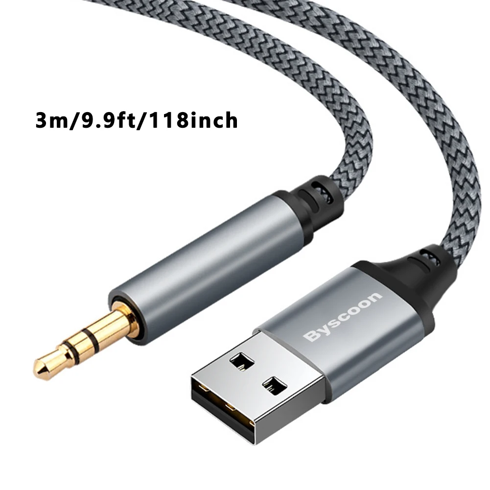 Bozoon USB do 3.5mm Jack Audio słuchawki przewodowe Micphone Adapter zewnętrzna karta dźwiękowa do PC Laptop AUX kabel rozszerzenie Audio