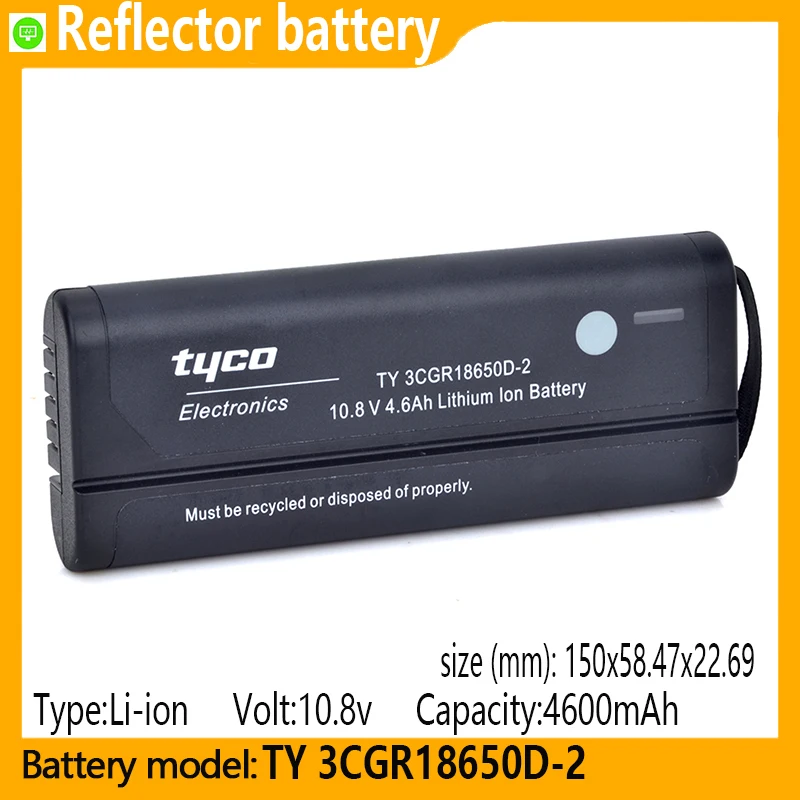 TY3CGR18650D-2 capacity 4600mAh 10.8V Li ion battery, suitable for OTDR Agilent N9330B, N9340B optical time-domain reflectometer