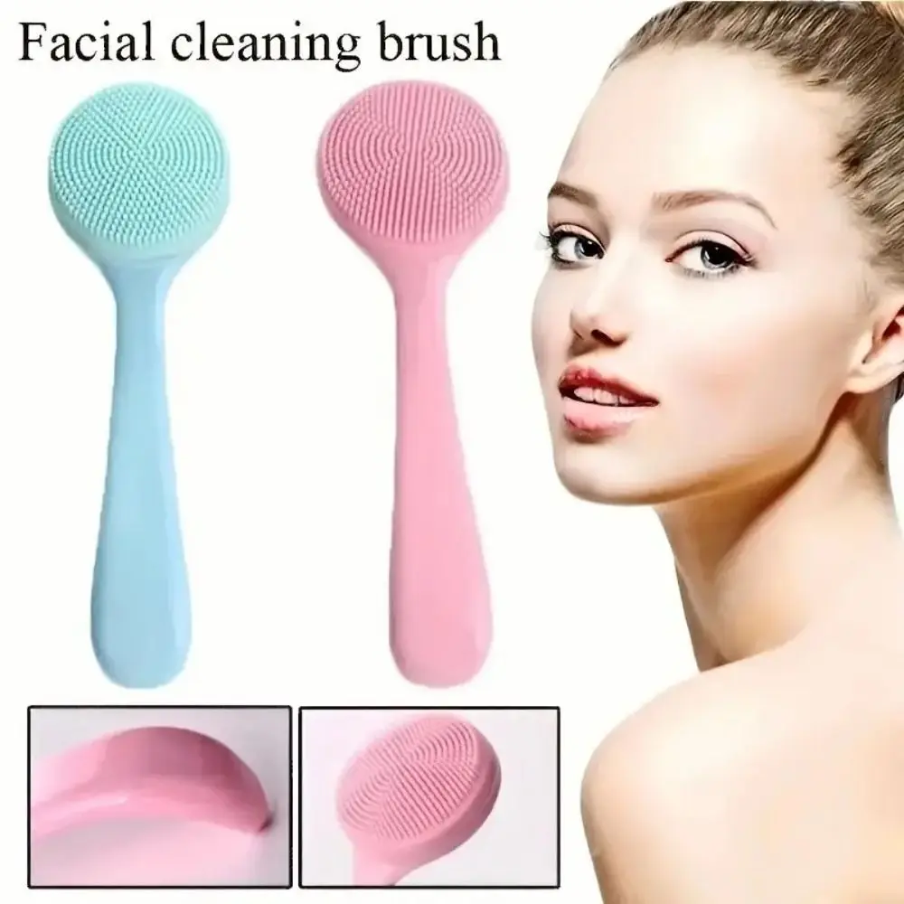 Silicone Cat Paw Handle Face Wash Brush Soft Silicone Pore Cleaning Brush, Suitable For Men And Women's Facial Skincare