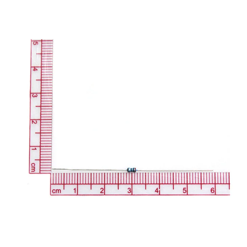 100Pcs 1/6W Resistencia de película metálica 1/8W 0.125W 1% 0R 1R-910K Ohm 1M 1.2M 1.5M 1 10 30 100 K 4.7 20 100 510 620 R Ohm Resistencia