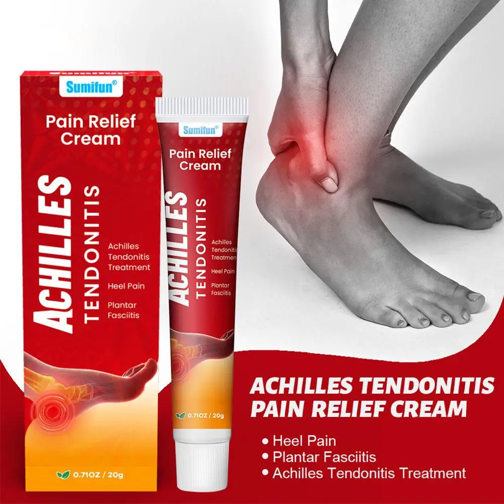 Achilles Tendon Massage Cream Heel Massage Cream Relieves Tendinitis Symptom Finger Joint Improve Wrist Soreness Moisturizing