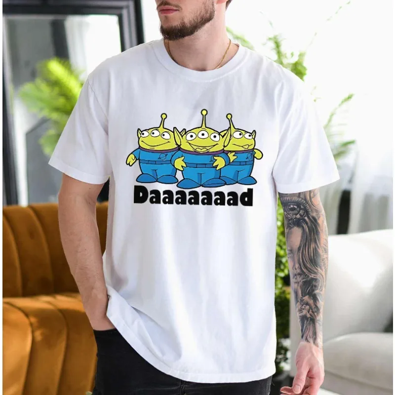 

2025 Toy Story Alien Dad T-shirt Comfortable Colorful Father's Day Shirt Father's Day Gift Best Dad Match T-shirt Gift for Dad