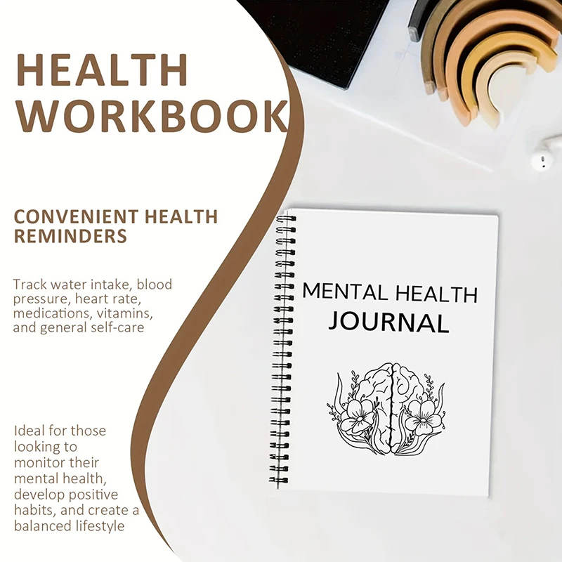 Mental Health Journal and Wellness Workbook description 1