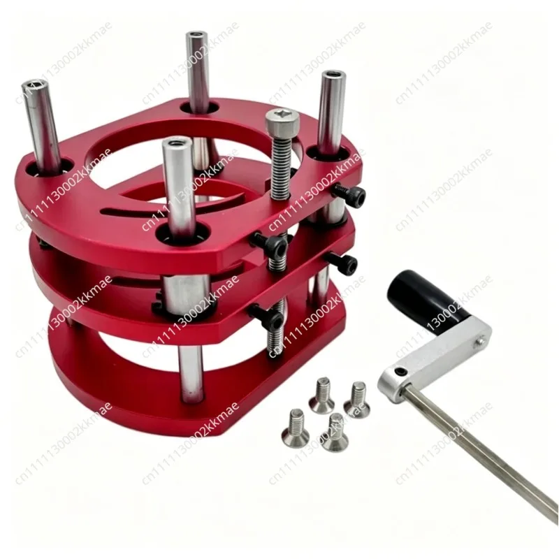 Flip-chip Lifting Base, Bakelite Milling, Small  Machine Lifting Table, Slotted and Tenon Trimming Chamfered Table