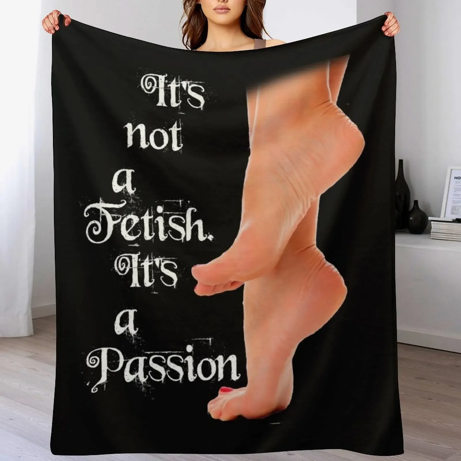 

Fetish foot lovers Throw Blanket Flannel Fleece Soft Warm Throw Blanket