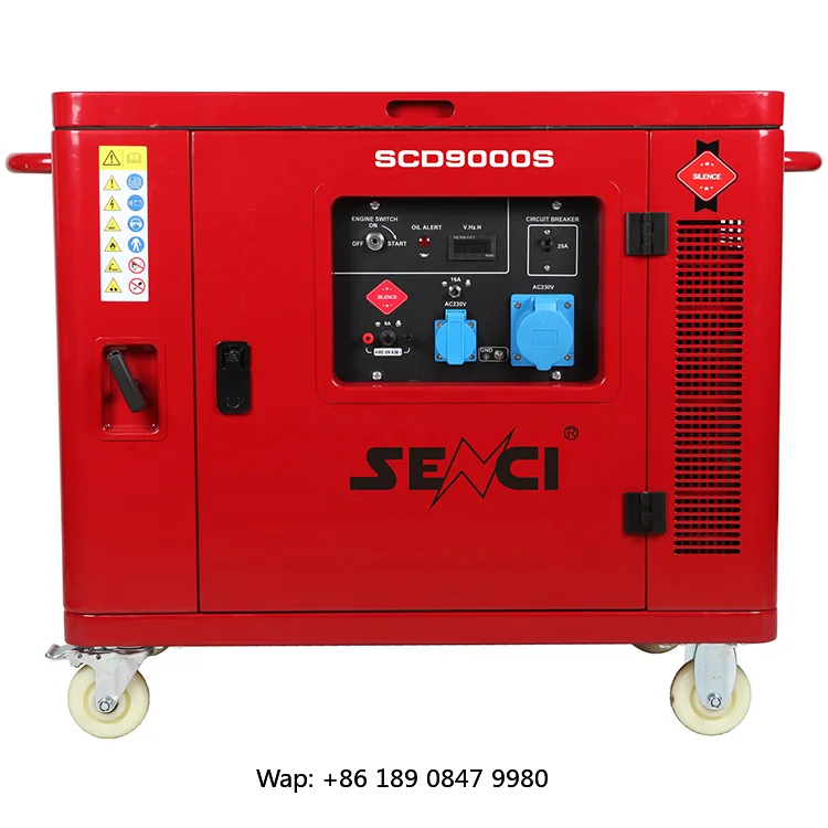 【Hot】 Portable Power Silent Diesel Generators 6kw 6kva