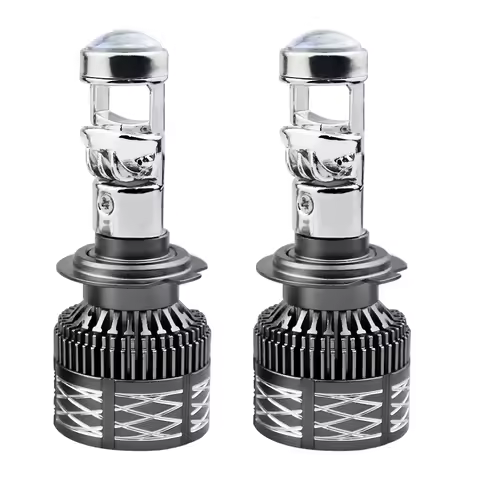 H7 H4 H11 LED Projector Lens Headlight H8 9005 9006 HB3 HB4 Car Bulb 6000K Canbus Turbo High Power Mini Auto/Moto Lamp Fog Light