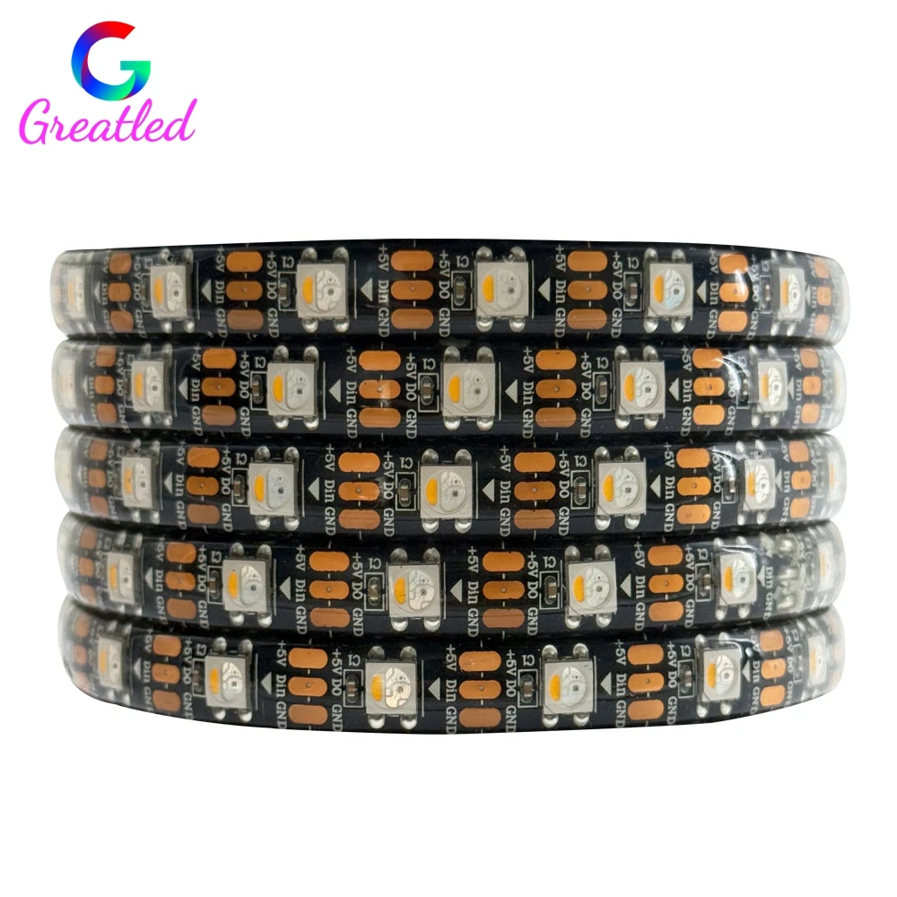 

DC5V SK6812 RGBW/NW/WW 4 In 1 Led Strip Light Similar WS2812B Individual Addressable Led Light 30 60 144Leds/m IP30 65 67 DC5V