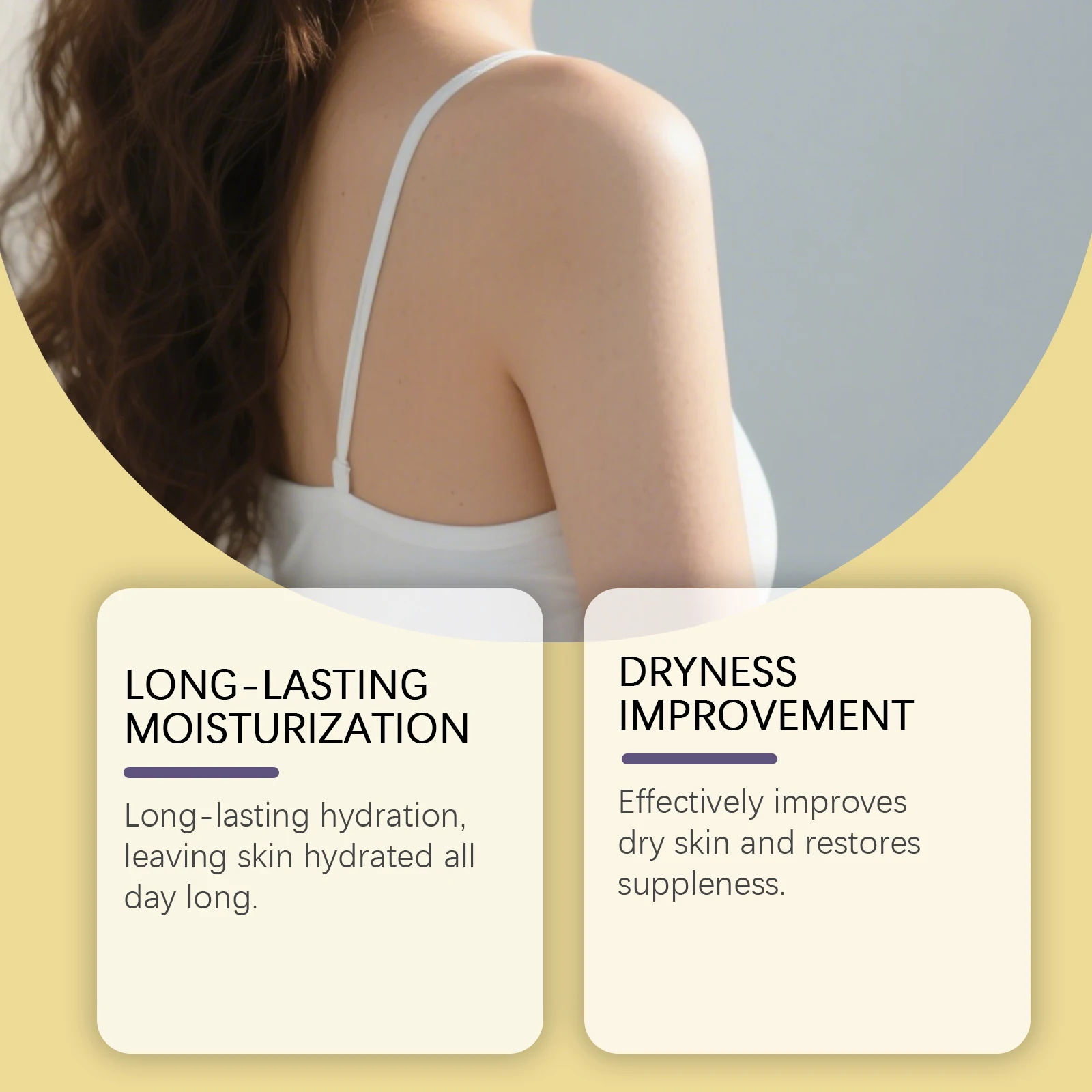 زيت الجسم المضاد للشيخوخة من المانجو والشيا لشد الجسم لتحسين الجفاف والخشونة، زيت العناية بالبشرة المغذي والترطيب