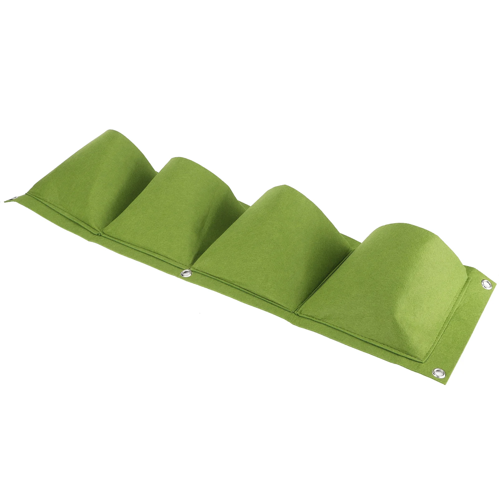 4 ชิ้น 4 กระเป๋า Plant Grow กระเป๋าติดผนัง Felt Reusable ย่อยสลายได้ Garden Planter สําหรับระเบียง Backyards ห้องนั่งเล่น