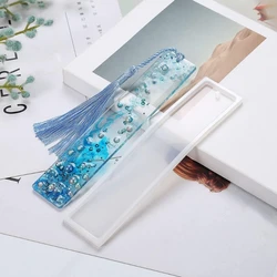 DIY Rectangle Silicone Bookmark Resin Mold Bookmark Mold Making Epoxy Resin Jewelry Craft Silicone Transparent Mold