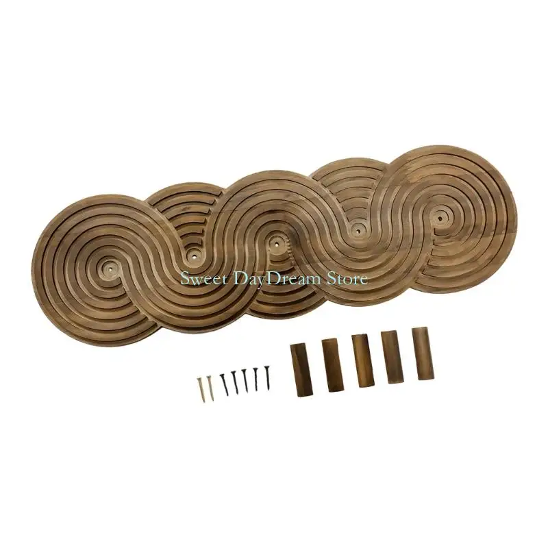 Y88C Threaded Holder Indoor Decoration Natural Finish Hanger for Clothing
