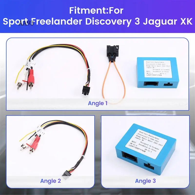 

AA-Car Most Aux Optical Fiber Decoder Amplifier Adapter For Land Rover Range Rover Sport Freelander Discovery 3 Jaguar XK