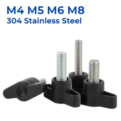 M4 M5 M6 M8 304 Stainless Steel Hand Tighten Handle Bolts Z-handle Bakelite Hand Knob Mechanically Adjustable Thumb Screws