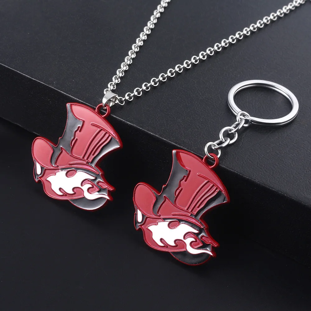 Game Creative Personality necklace Boys and Girls Schoolbag Pendant Cartoon Keychain Simple All-match Clavicle Chain