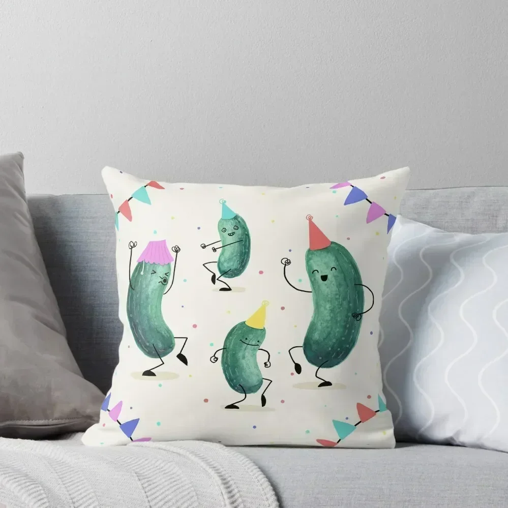 

Pickle Party! Throw Pillow bed pillows Custom Cushion Christmas Pillow Cases Decorative Cushion Cover pillow