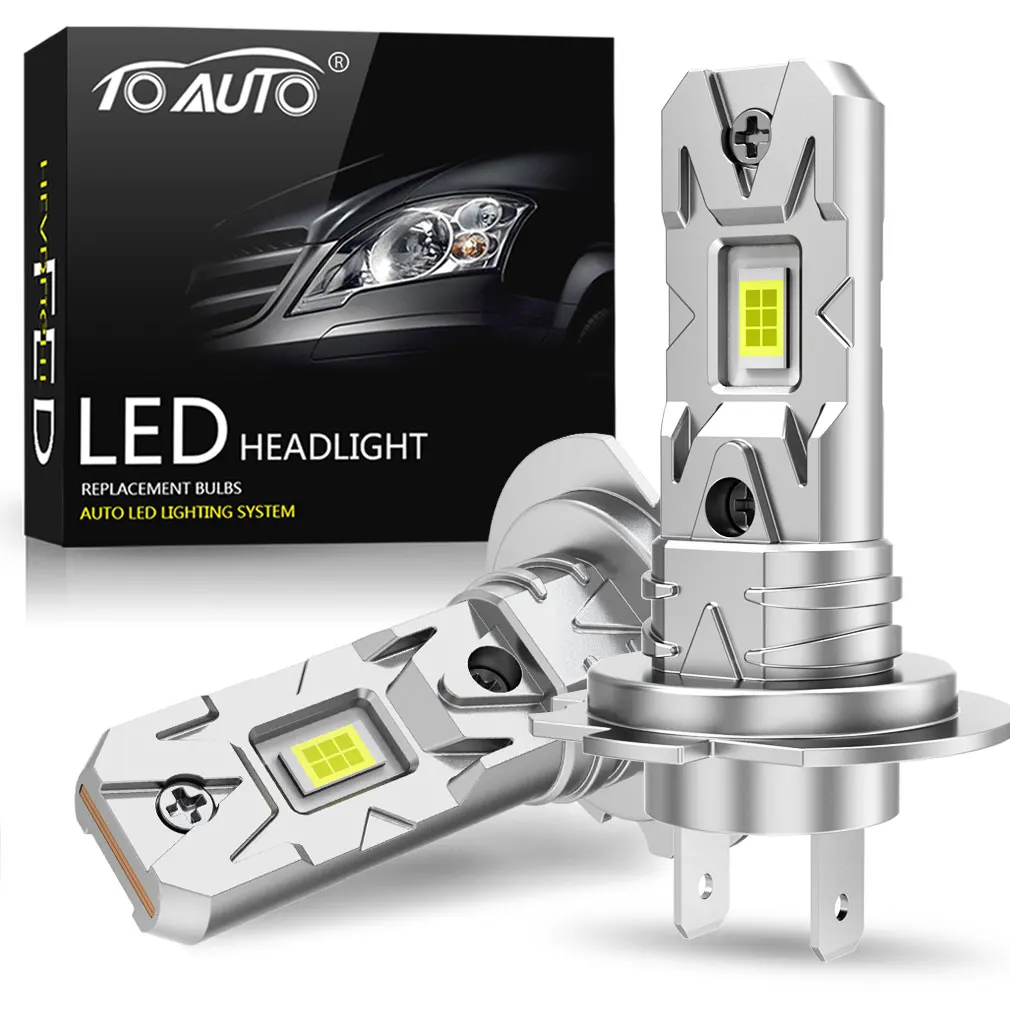 H7 LED Bulb Headlight Kit Mini Wireless 100W CSP for Car Headlamp Auto Diode Lamps H7 Led Turbo Automobile White 12V 6500K