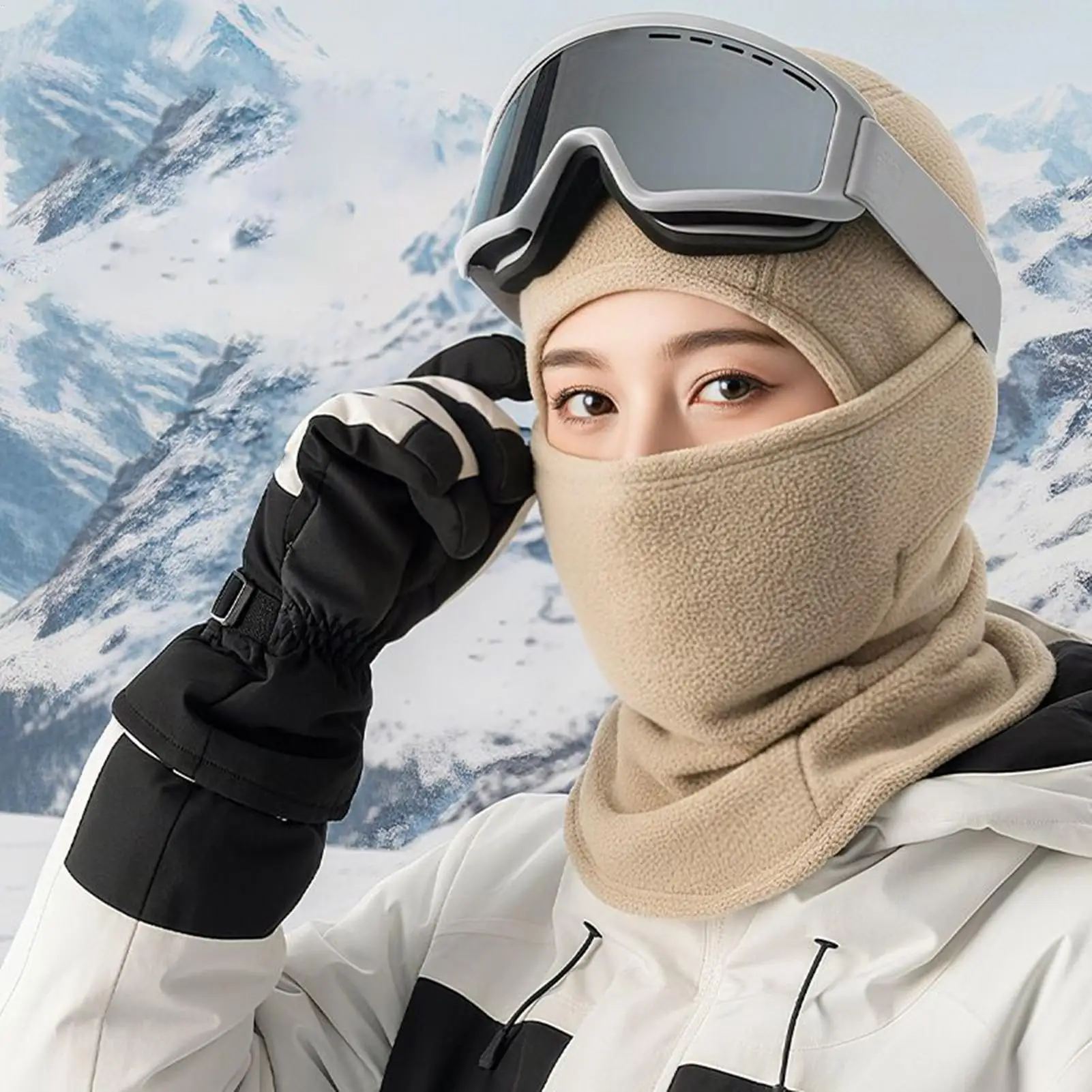 

Зимняя шапка для езды на велосипеде, утеплитель для шеи в холодную погоду, лыжная маска для катания на сноуборде, работы, пешего туризма, поездок на работу, верховой езды, путешествий в помещении и на открытом воздухе