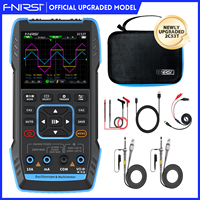FNIRSI 2C53T Upgraded Handheld Oscilloscope, 50MHz Bandwidth, 3IN1 Digital Oscilloscope Multimeter DDS Generator, 250MS/s Sampli