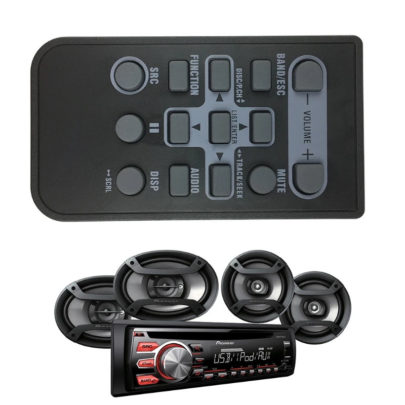 R91A リモートパイオニアカーオーディオシステム QXE1047 QXA3303 CXE3669 QXA3196 CXC8885 DEH-140UB DEH-14UB DEH-150MP DEH-15MP