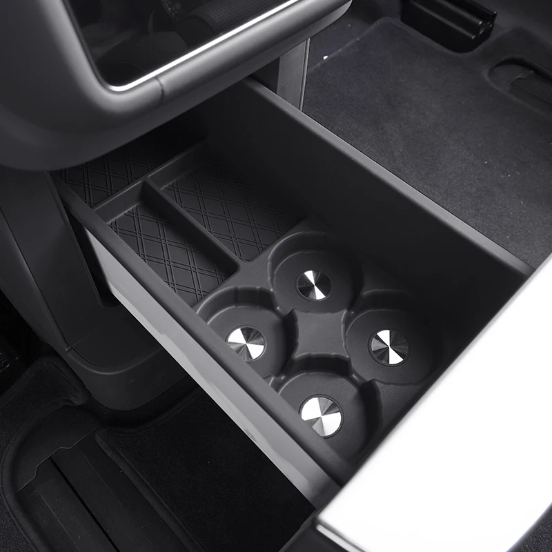 For Lynk & Co 900 2025 Car Rear Row Refrigerator Silicone Pad Waterproof Anti-slip Organizer Box Car Interior Protective Mat detail image 6