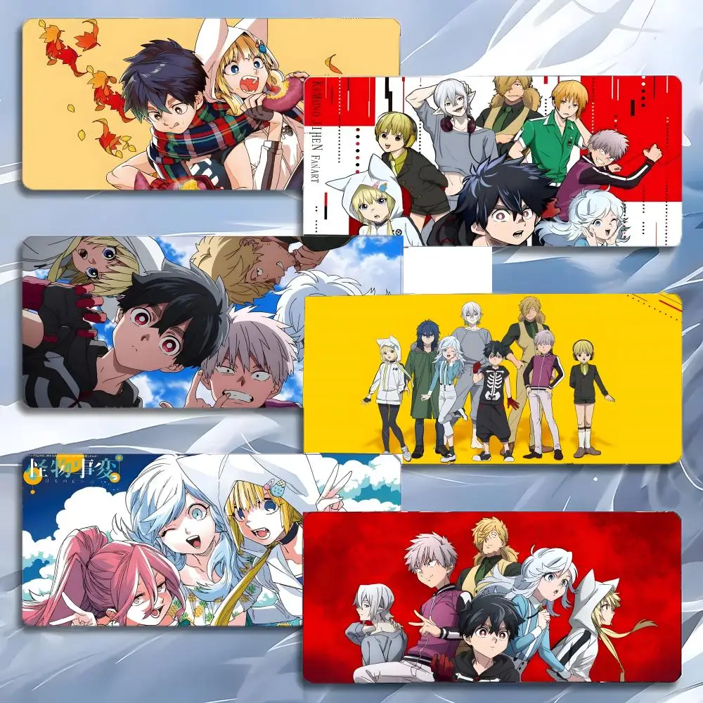 

anime fantasy K-Kemono Jihen Mouse Pad Mousepad Large Gaming LockEdge Thickened PC Table Desk Mat